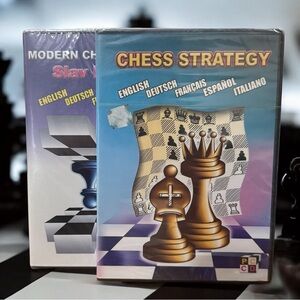 NEW SEALED Lot of (2) Chess Strategy CD’s IBM‎ Compatible